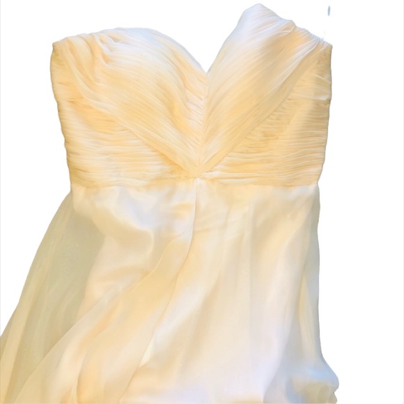 NWT Beautiful Strapless Lace Up Back A-Line Evening Gown by Coya Collection SzXL - Picture 1 of 9